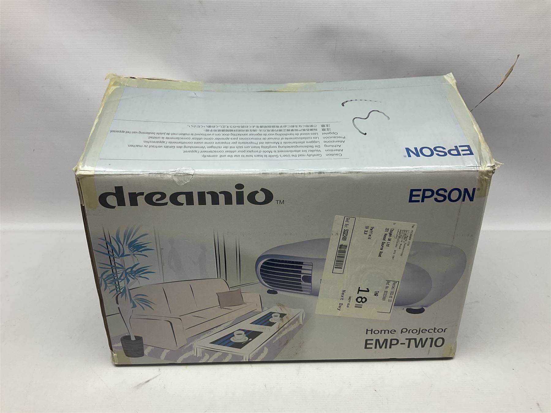 Epson Dreamio EMP-TW10 home projector - Image 4 of 5