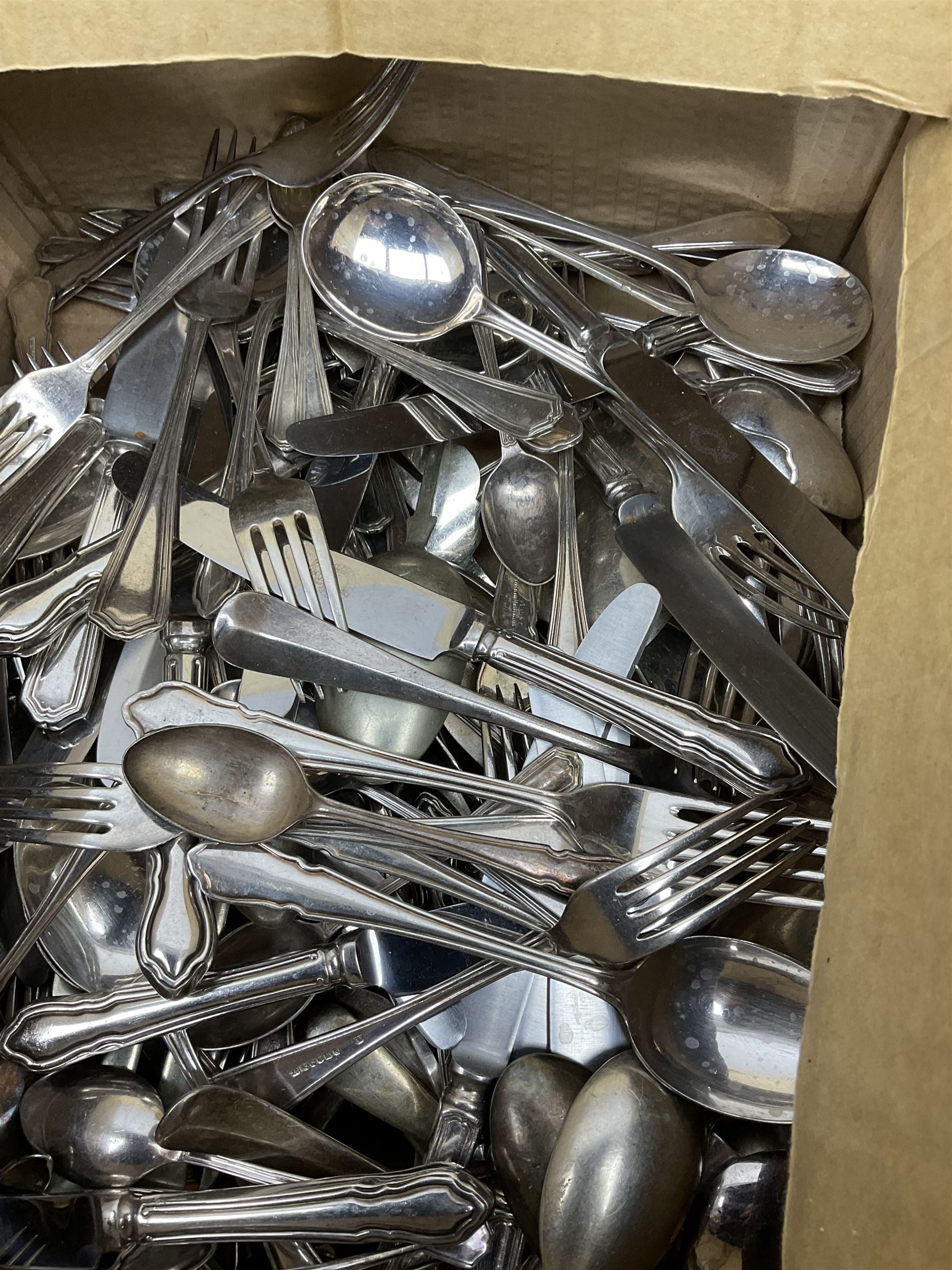 Large collection of silver plated cutlery - Image 2 of 2