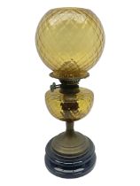 Victorian oil lamp