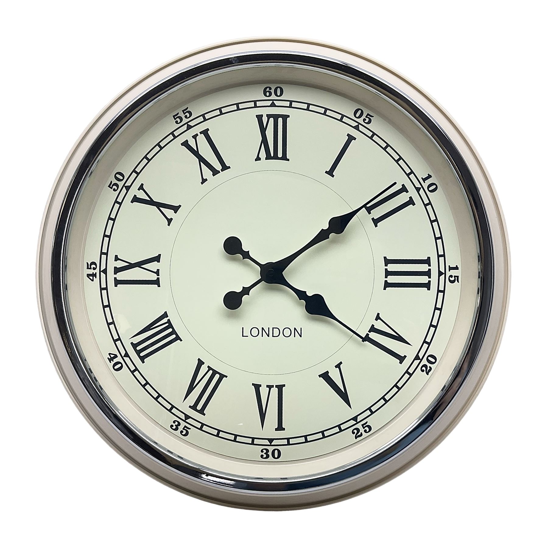 Reproduction enamel wall clock