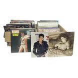 Collection of vinyl LP records in three boxes