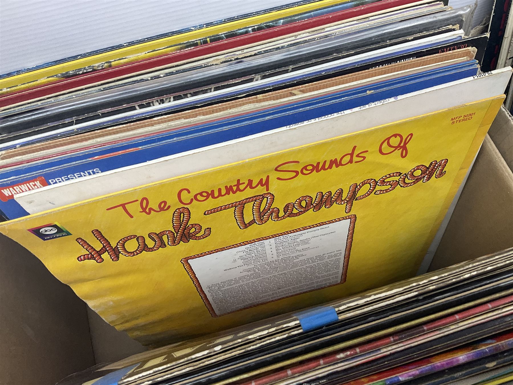 Collection of vinyl LP records in three boxes - Image 7 of 8