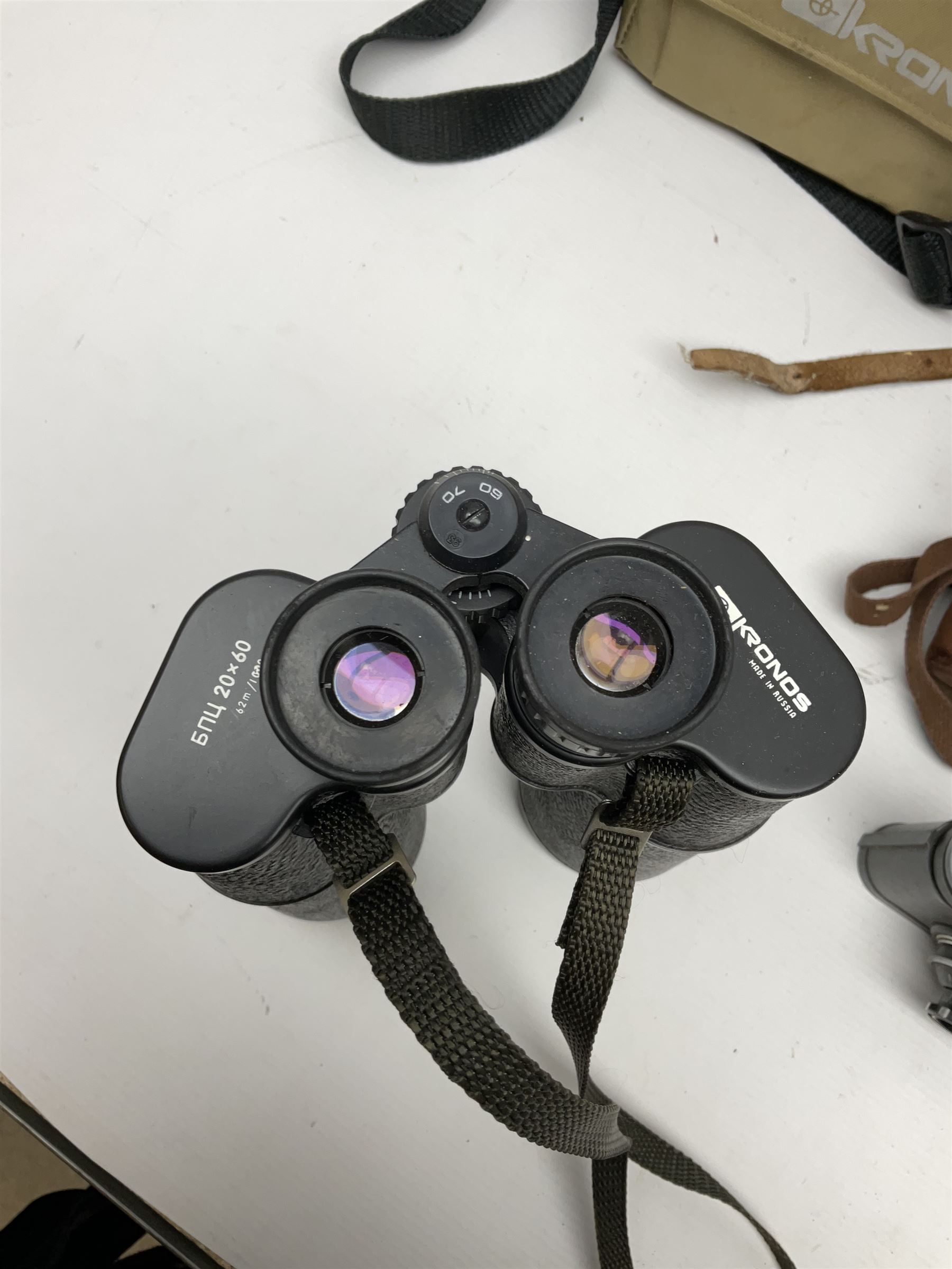 Russian Kronos binoculars 20x60 - Image 5 of 5