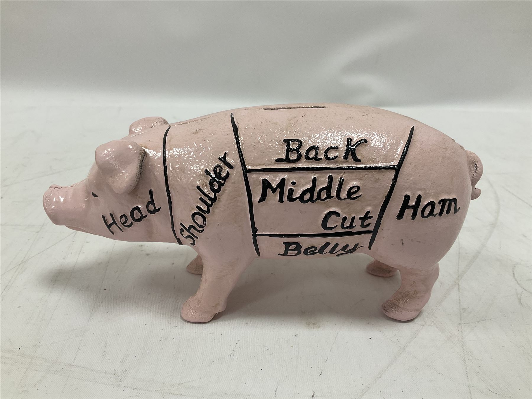 Cast iron Harrisons Hams money box - Image 2 of 4