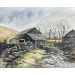 Jane Pearson (Yorkshire 20th century): 'Farm in Swaledale'