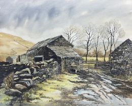 Jane Pearson (Yorkshire 20th century): 'Farm in Swaledale'