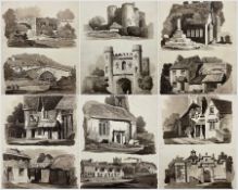 Samuel Prout (British 1783-1852): 'Rudiments of Landscape in Progressive Studies. Drawn