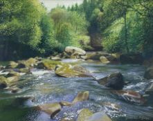 James Duncan McGairy (Northern British 1961-): River Esk at Glaisdale