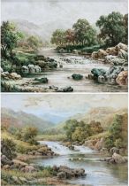 Charles A Bool (19th/20th Century): 'Betws-y-Coed' and 'On the Conway'
