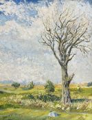 Edward W Magnay (20th century French): 'Temporary Tree'