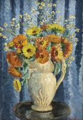 Evelin Winifred Aston (British 1891-1975): Still Life of Flowers in a Vase