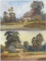 Leslie G Ireland (Newcastle 19th/20th century): 'Cottage near Corbridge'