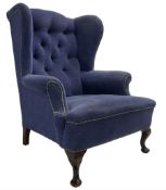 Early 20th century wingback armchair