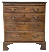 George III mahogany bachelor's chest