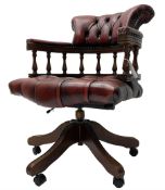 Swivel Captain's desk chair