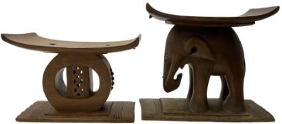 20th century African Ashanti hardwood stool