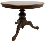 Victorian mahogany centre table