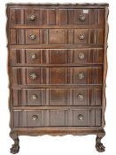 Early 20th century Dutch design mahogany chest
