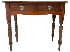 Victorian stained pine side table