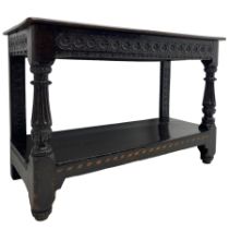 17th century oak buffet or side table