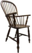 Early 19th century elm Windsor chair