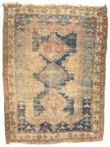 Antique Caucasian rug