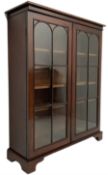 Early 20th century mahogany bookcase