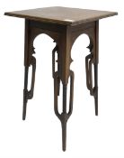 Late Victorian mahogany stand