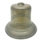 Ship's bell inscribed 'Dorington Court London'