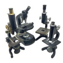 Four microscopes