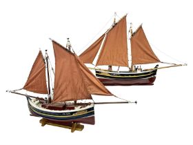 Wooden model of the Peterhead Herring Fishing Boat