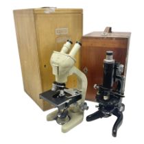 20th century W. Watson & Sons Bactil-60 binocular microscope no 143202