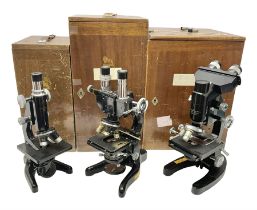 20th century W. Watson & Sons binocular microscope no 98191