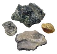 Four mineral specimens