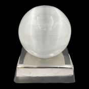 Selenite sphere