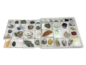 Collection of forty-one mineral specimens