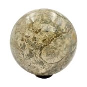 Fossilised coral sphere