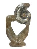 Goniatite sculpture