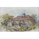 Mary Weatherill (British 1834-1913): Cottage Scene