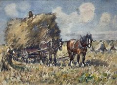 James William Booth (Staithes Group 1867-1953): Haymaking