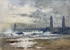 Robert Leslie Howey (British 1900-1981): Whitby Piers