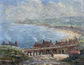 Richard Weatherill (British 1844-1913): Sandsend Viaduct looking across towards Whitby