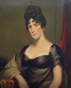 English School (19th century): Portrait of a Lady