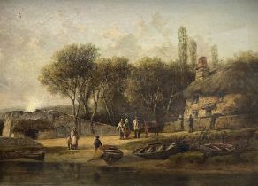 William Pitt (British fl.1851-1890): 'On the Avon Devon'