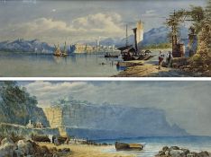 Attrib. Heinrich Hartung (German 1851-1919): Mediterranean Landscapes