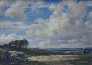 Arthur A Friedenson (Staithes Group 1872-1955): Summer Purbeck Landscape
