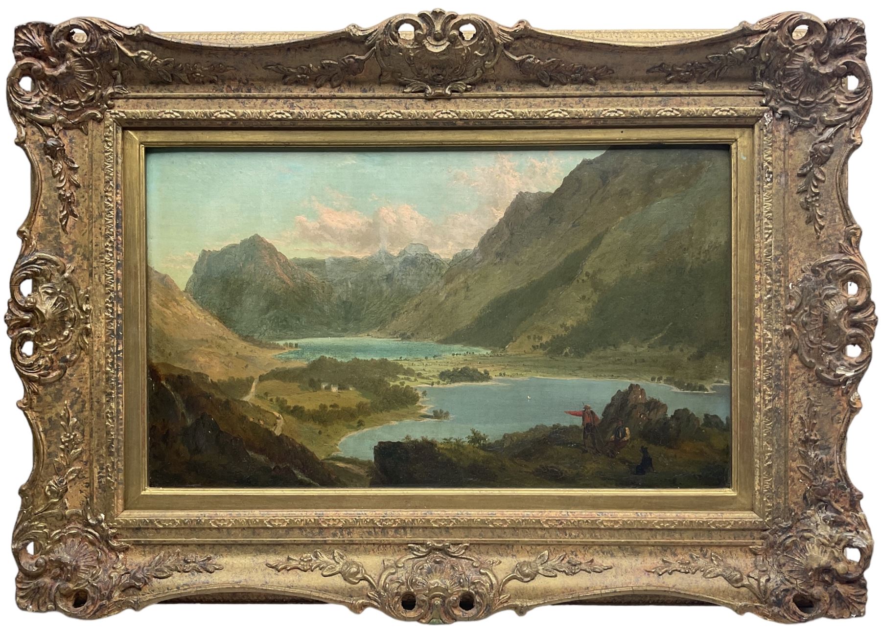 James Roberts of Leeds (British 1837-1909): 'Crummock & Buttermere' Lake District - Image 2 of 4