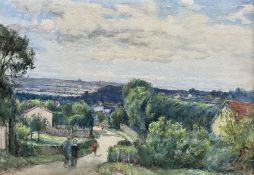 Mark William Fisher RA (American 1841-1923): 'Paris from Terres'