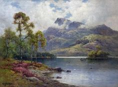 Alfred Fontville de Breanski Jnr. (British 1877-1945): 'The Trossachs - Loch Katrine and Ben Venue'