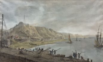 Amos Green (British 1735-1807): Battery Parade from the West Pier Whitby